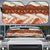 Aloha Hawaii Mikioi Lei Auto Sun Shade Beige Tropical Flower Pattern - Polynesian Pride