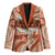 Aloha Hawaii Mikioi Lei Blazer Beige Tropical Flower Pattern - Polynesian Pride