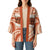 Aloha Hawaii Mikioi Lei Kimono Beige Tropical Flower Pattern - Polynesian Pride