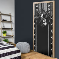 Mabuhay Philippines Festival Door Cover Filipino Map Black White Igorot Pattern LT14 - Polynesian Pride