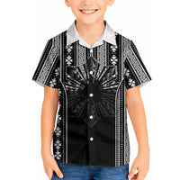 Mabuhay Philippines Festival Hawaiian Shirt Filipino Map Black White Igorot Pattern LT14 - Polynesian Pride