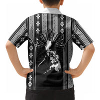 Mabuhay Philippines Festival Hawaiian Shirt Filipino Map Black White Igorot Pattern LT14 - Polynesian Pride