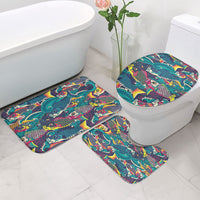 Japan Koinobori Bathroom Set Japanese Koi Flag Waves Pattern