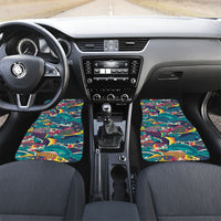 Japan Koinobori Car Mats Japanese Koi Flag Waves Pattern