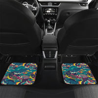 Japan Koinobori Car Mats Japanese Koi Flag Waves Pattern