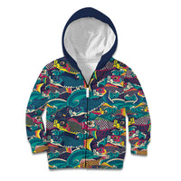 Japan Koinobori Kid Hoodie Japanese Koi Flag Waves Pattern
