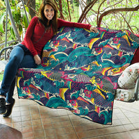 Japan Koinobori Quilt Japanese Koi Flag Waves Pattern