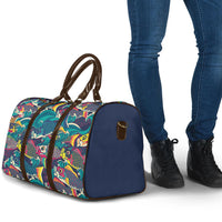 Japan Koinobori Travel Bag Japanese Koi Flag Waves Pattern
