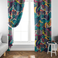 Japan Koinobori Window Curtain Japanese Koi Flag Waves Pattern