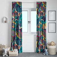 Japan Koinobori Window Curtain Japanese Koi Flag Waves Pattern