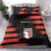 Custom New Caledonia Football Bedding Set Allez Les Cagous Polynesian Pattern LT14 - Polynesian Pride