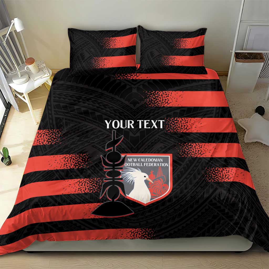 Custom New Caledonia Football Bedding Set Allez Les Cagous Polynesian Pattern LT14 - Polynesian Pride