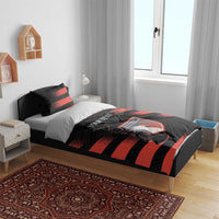 Custom New Caledonia Football Bedding Set Allez Les Cagous Polynesian Pattern LT14 - Polynesian Pride