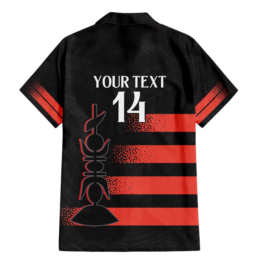 Custom New Caledonia Football Family Matching Mermaid Dress and Hawaiian Shirt Allez Les Cagous Polynesian Pattern LT14 - Polynesian Pride