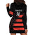 Custom New Caledonia Football Hoodie Dress Allez Les Cagous Polynesian Pattern