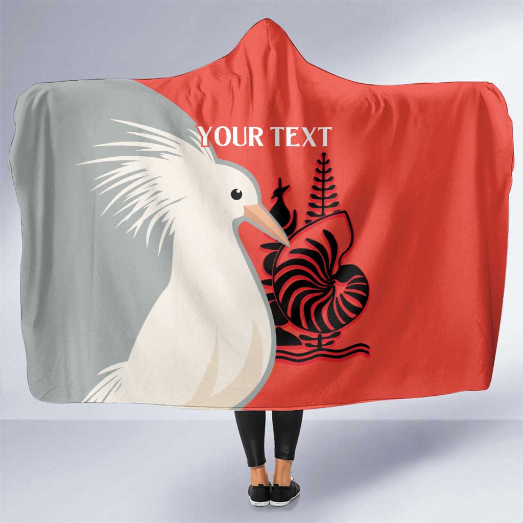 Custom Nouvelle-Caledonie Football Hooded Blanket Allez Les Cagous Simple Style