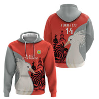 Custom Nouvelle-Caledonie Football Hoodie Allez Les Cagous Simple Style LT14 - Polynesian Pride