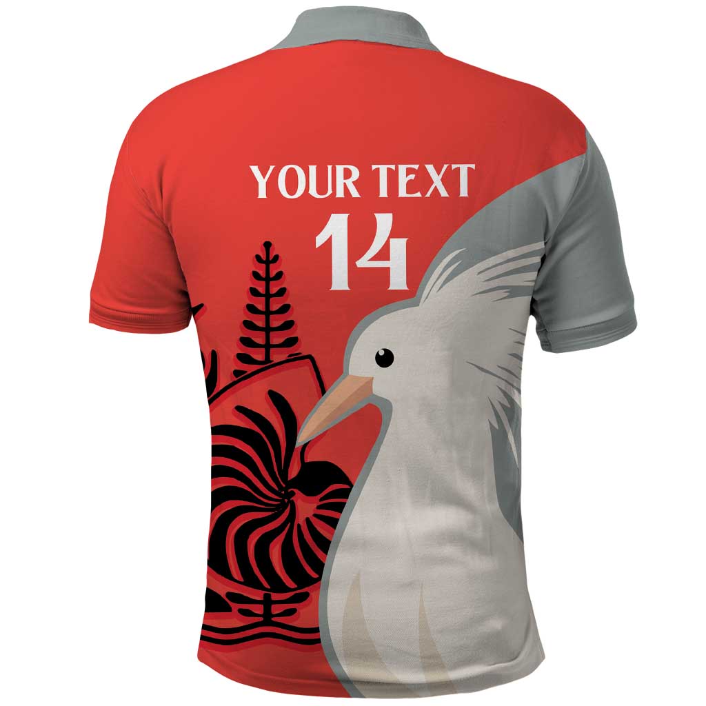 Custom Nouvelle-Caledonie Football Polo Shirt Allez Les Cagous Simple Style LT14 - Polynesian Pride