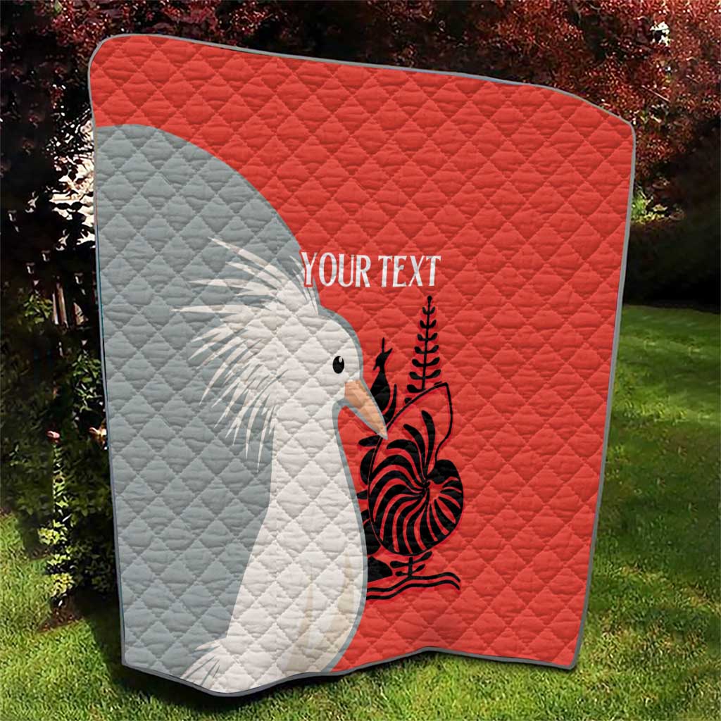 Custom Nouvelle-Caledonie Football Quilt Allez Les Cagous Simple Style LT14 - Polynesian Pride
