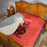 Custom Nouvelle-Caledonie Football Quilt Allez Les Cagous Simple Style LT14 - Polynesian Pride