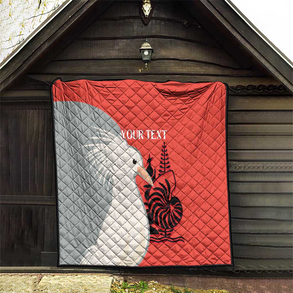 Custom Nouvelle-Caledonie Football Quilt Allez Les Cagous Simple Style LT14 - Polynesian Pride
