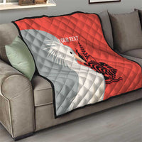 Custom Nouvelle-Caledonie Football Quilt Allez Les Cagous Simple Style LT14 - Polynesian Pride