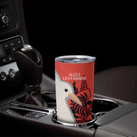 Custom Nouvelle-Caledonie Football Tumbler Cup Allez Les Cagous Simple Style LT14 - Polynesian Pride