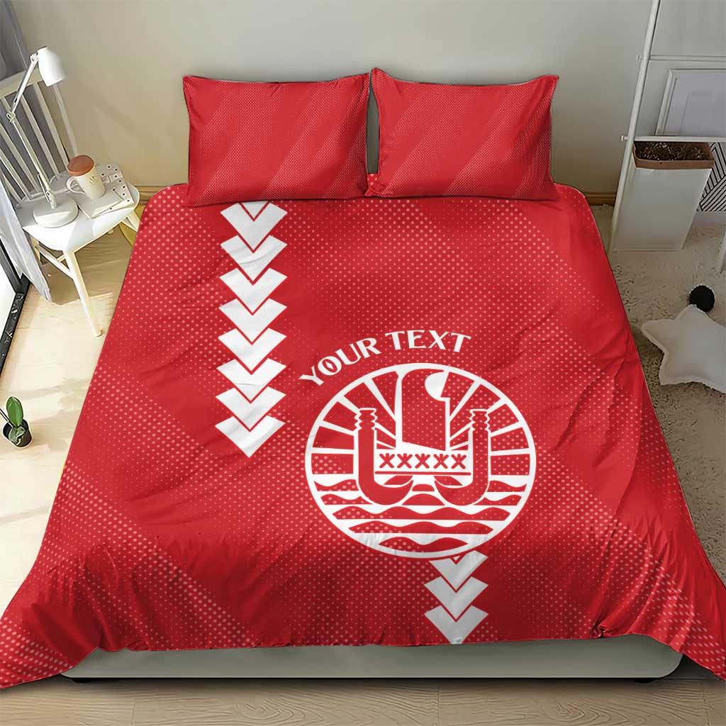 Custom Tahiti Football Bedding Set Go Toa Aito LT14 - Polynesian Pride