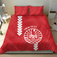 Custom Tahiti Football Bedding Set Go Toa Aito LT14 - Polynesian Pride