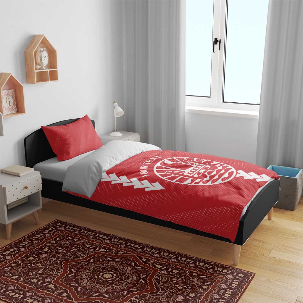 Custom Tahiti Football Bedding Set Go Toa Aito LT14 - Polynesian Pride