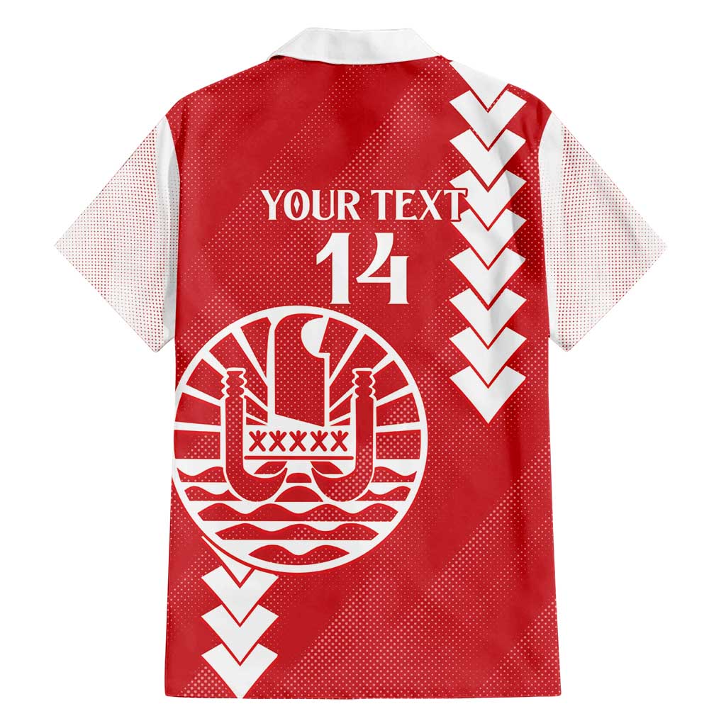 Custom Tahiti Football Family Matching Off Shoulder Short Dress and Hawaiian Shirt Go Toa Aito LT14 - Polynesian Pride