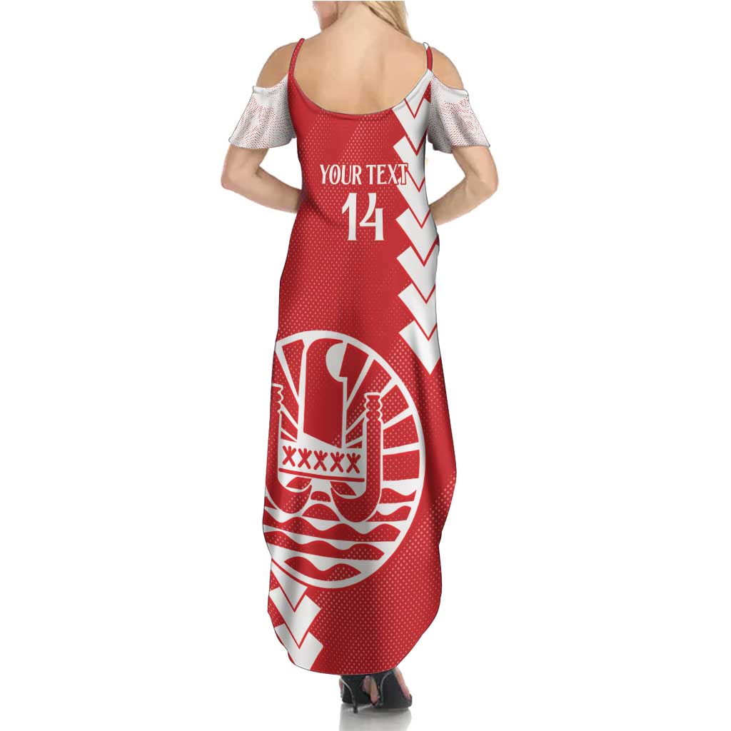 Custom Tahiti Football Family Matching Summer Maxi Dress and Hawaiian Shirt Go Toa Aito LT14 - Polynesian Pride