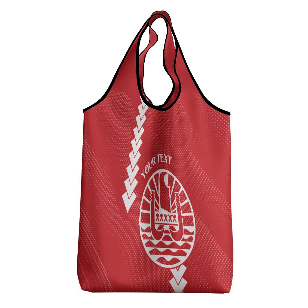 Custom Tahiti Football Grocery Bag Go Toa Aito