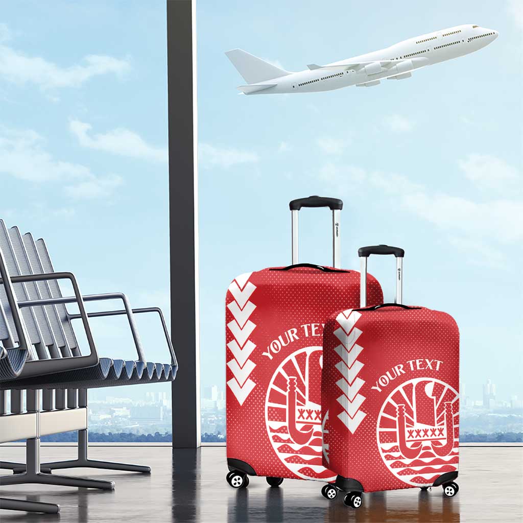 Custom Tahiti Football Luggage Cover Go Toa Aito