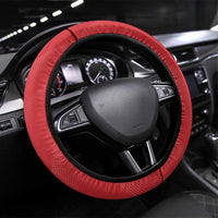Tahiti Football Steering Wheel Cover Go Toa Aito LT14 Universal Fit Red - Polynesian Pride