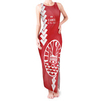 Custom Tahiti Football Tank Maxi Dress Go Toa Aito