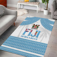 Fiji Tapa Football Area Rug Go Bula Boy! LT14 - Polynesian Pride