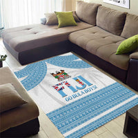 Fiji Tapa Football Area Rug Go Bula Boy! LT14 - Polynesian Pride