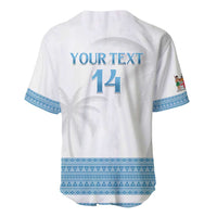 Custom Fiji Tapa Football Baseball Jersey Go Bula Boy! LT14 - Polynesian Pride