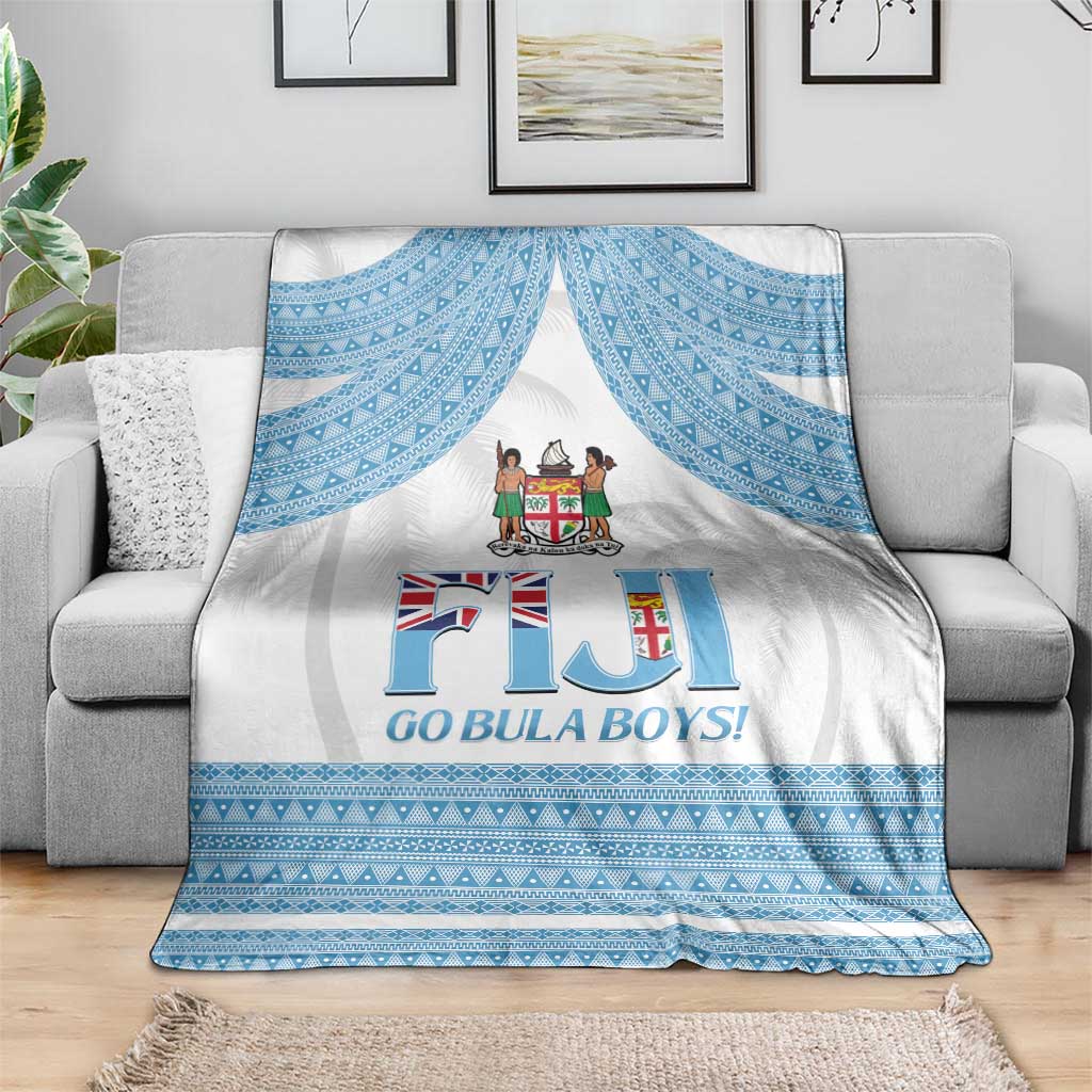 Fiji Tapa Football Blanket Go Bula Boy! LT14 - Polynesian Pride