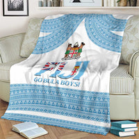 Fiji Tapa Football Blanket Go Bula Boy! LT14 - Polynesian Pride
