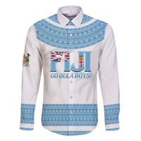 Custom Fiji Tapa Football Family Matching Off The Shoulder Long Sleeve Dress and Hawaiian Shirt Go Bula Boy!