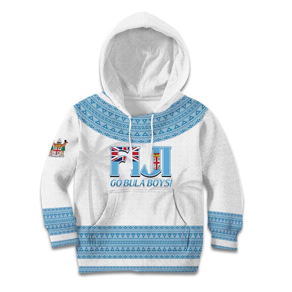 Custom Fiji Tapa Football Kid Hoodie Go Bula Boy!