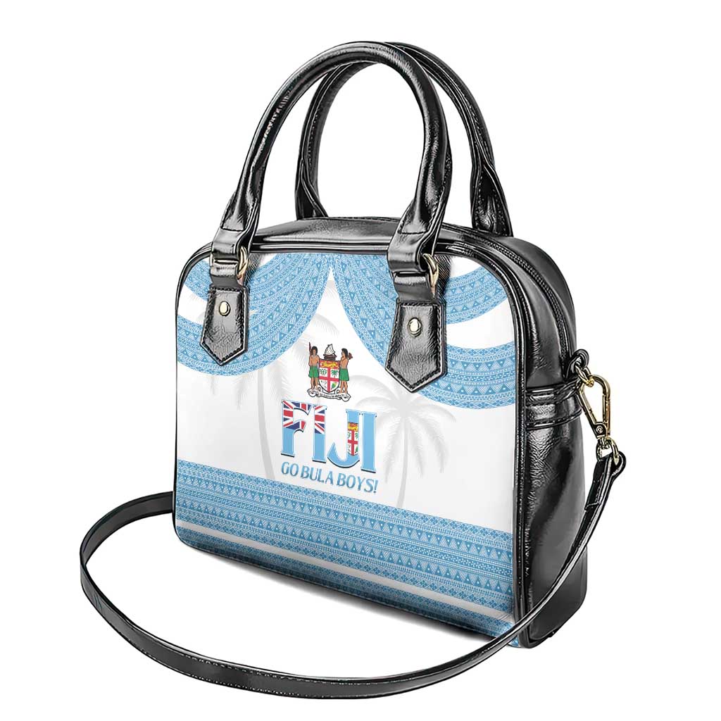 Custom Fiji Tapa Football Shoulder Handbag Go Bula Boy!