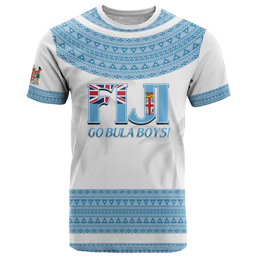 Custom Fiji Tapa Football T Shirt Go Bula Boy!