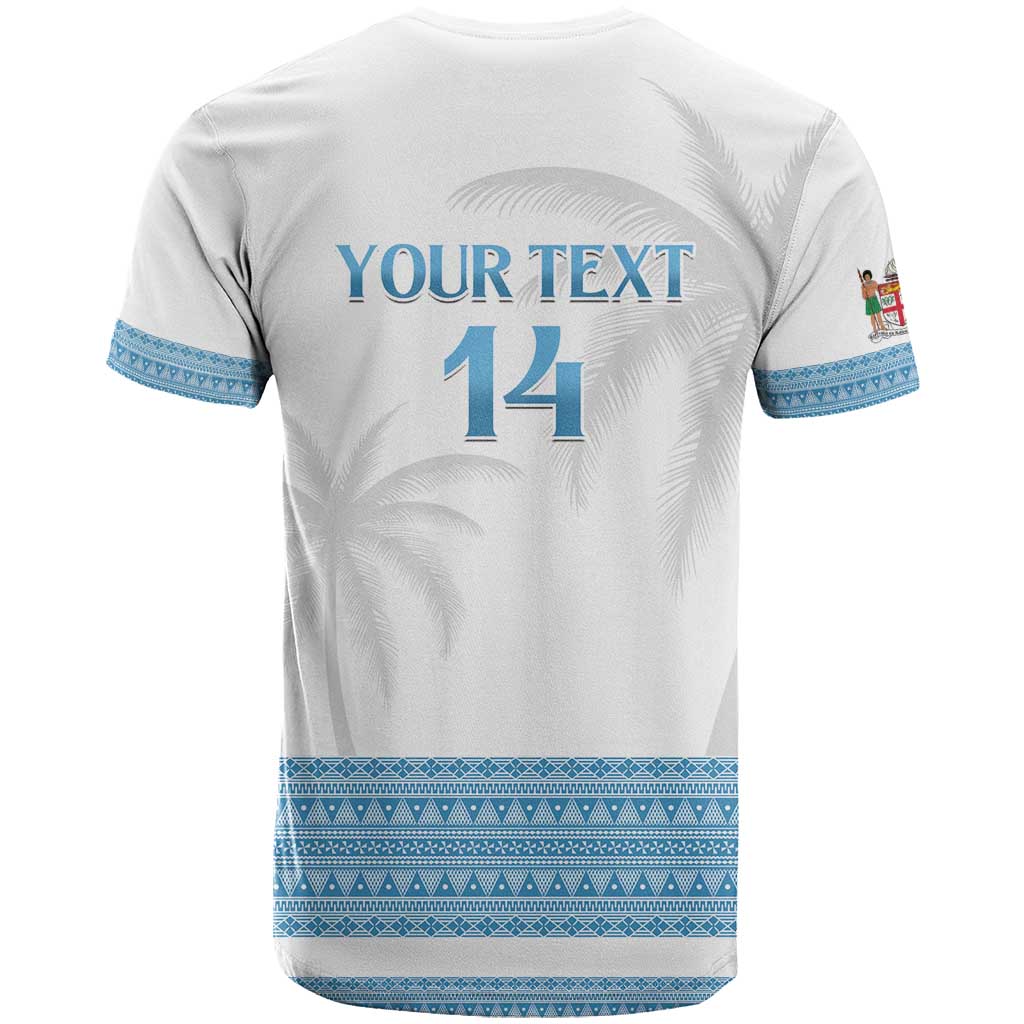 Custom Fiji Tapa Football T Shirt Go Bula Boy!