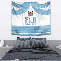 Fiji Tapa Football Tapestry Go Bula Boy! LT14 - Polynesian Pride