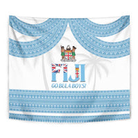 Fiji Tapa Football Tapestry Go Bula Boy! LT14 - Polynesian Pride