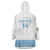 Custom Fiji Tapa Football Wearable Blanket Hoodie Go Bula Boy!