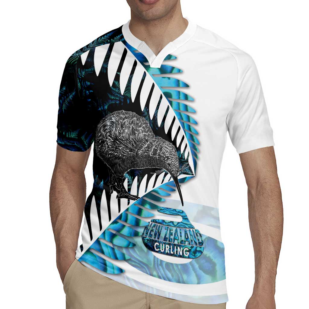 New Zealand Silver Fern Curling Personalised Rugby Jersey Aotearoa Kiwi Ponga Paua Shell Version - Polynesian Pride